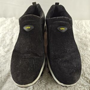 UFK Sport Shoes Hiking Walking Lightweight Black Suede Slip On Size 47 US 14